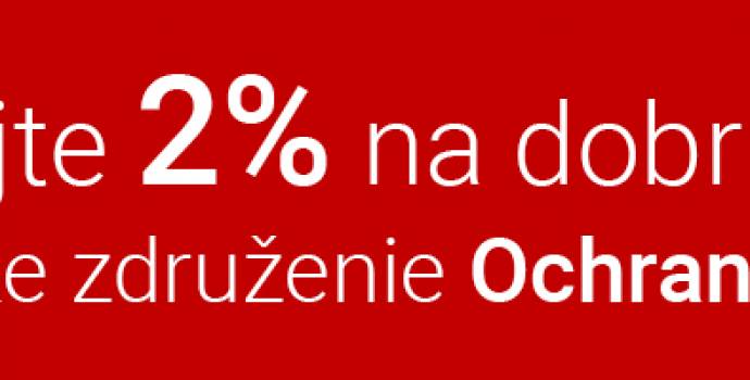 Darujte nám 2% z daní